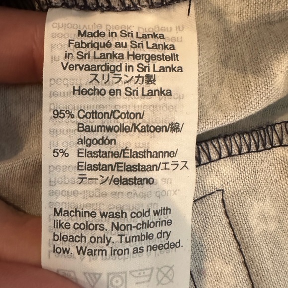 J. By J. Crew Winnie Navy Floral Pants; Size 0 - Picture 10 of 10